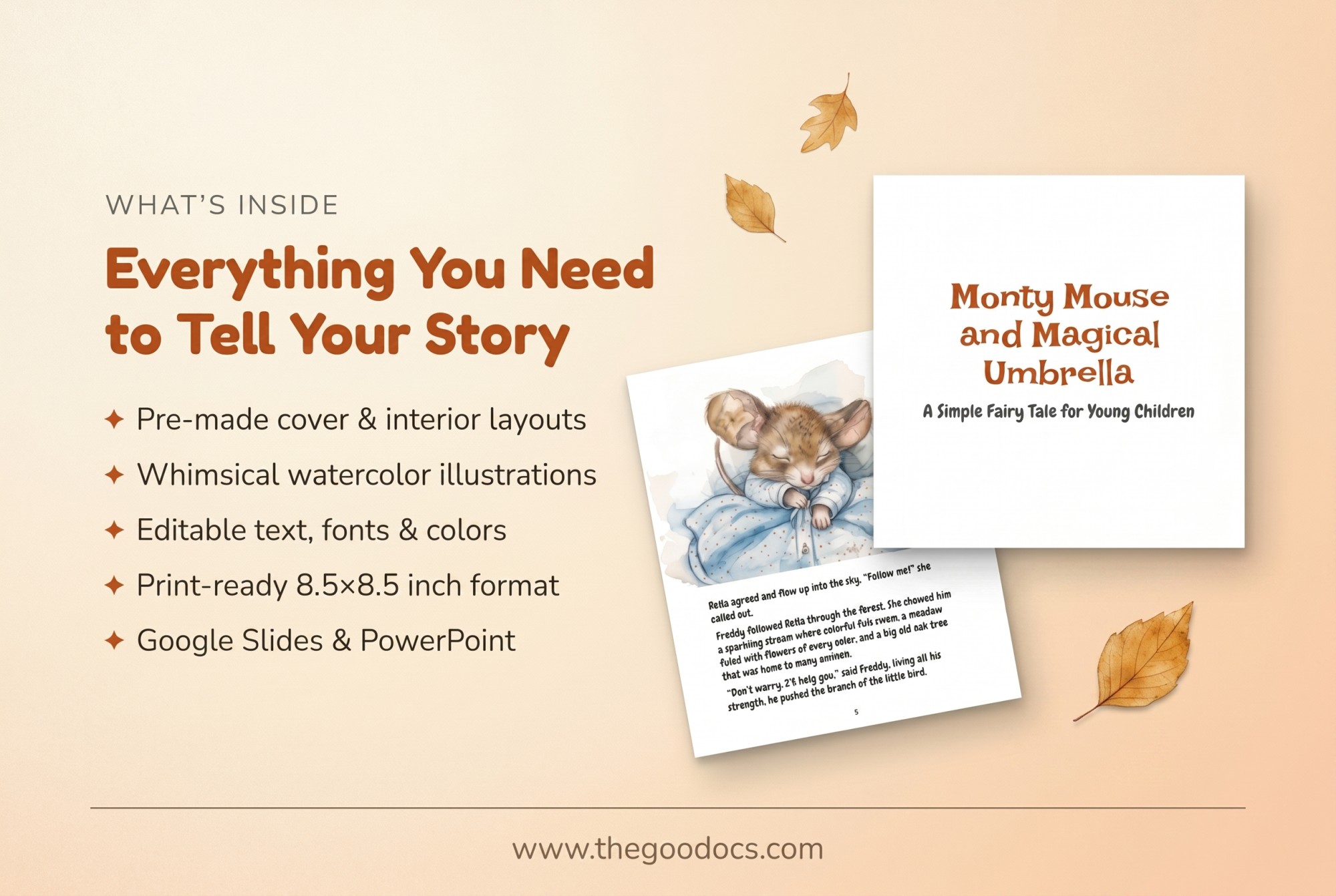 Vorschau von Kinderbuch für Google Slides and Microsoft PowerPoint - Ansehen 2