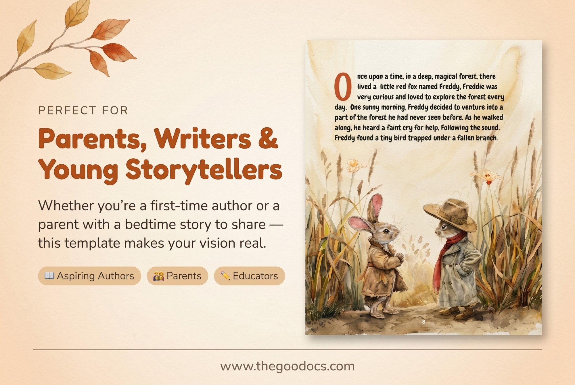 Vorschau von Kinderbuch für Google Slides and Microsoft PowerPoint - Ansehen 3