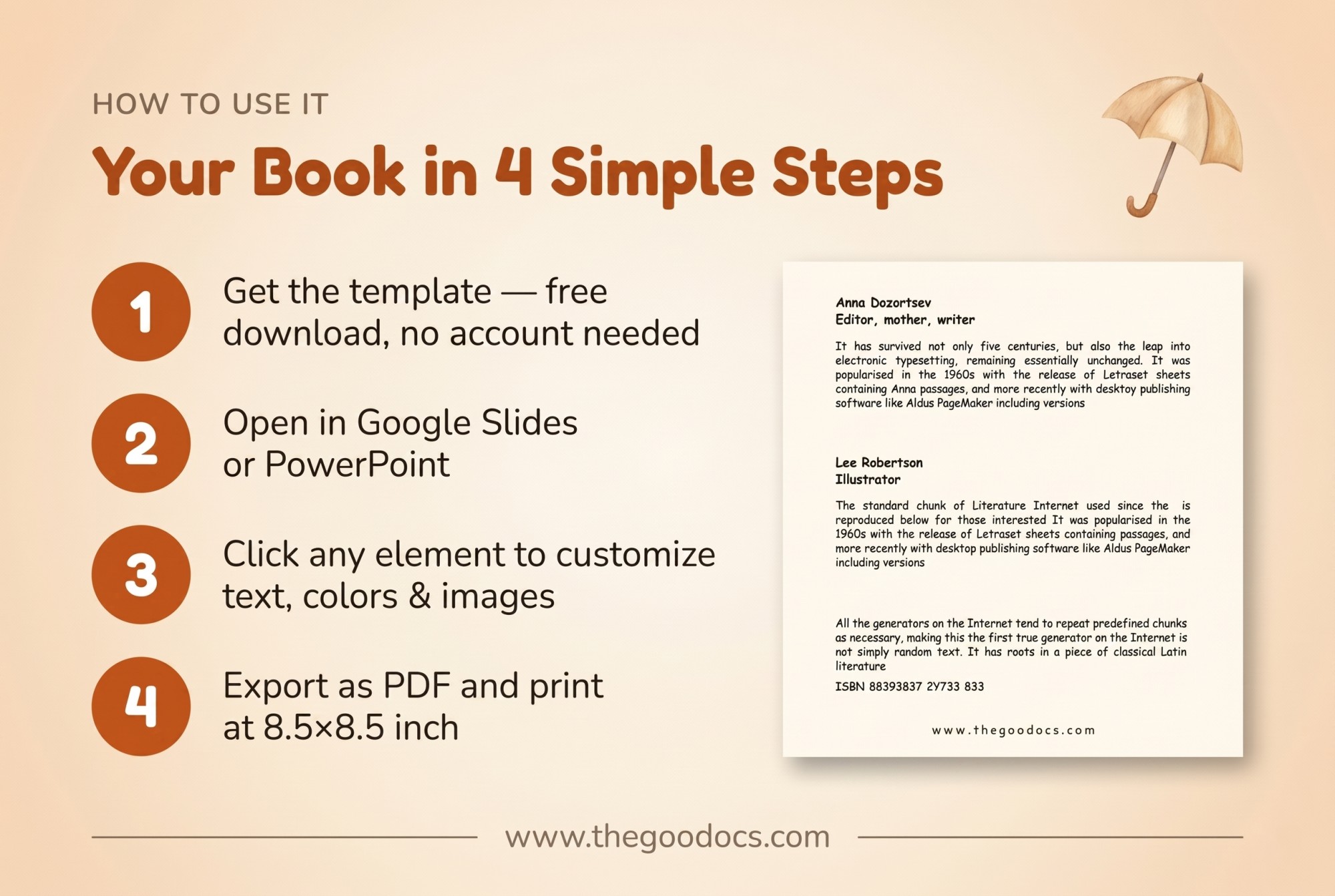 Vorschau von Kinderbuch für Google Slides and Microsoft PowerPoint - Ansehen 4
