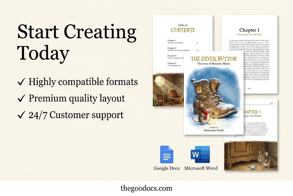 Pré-visualização de Modelo Clássico de Livro Infantil para Google Slides and Microsoft PowerPoint - Ver 6