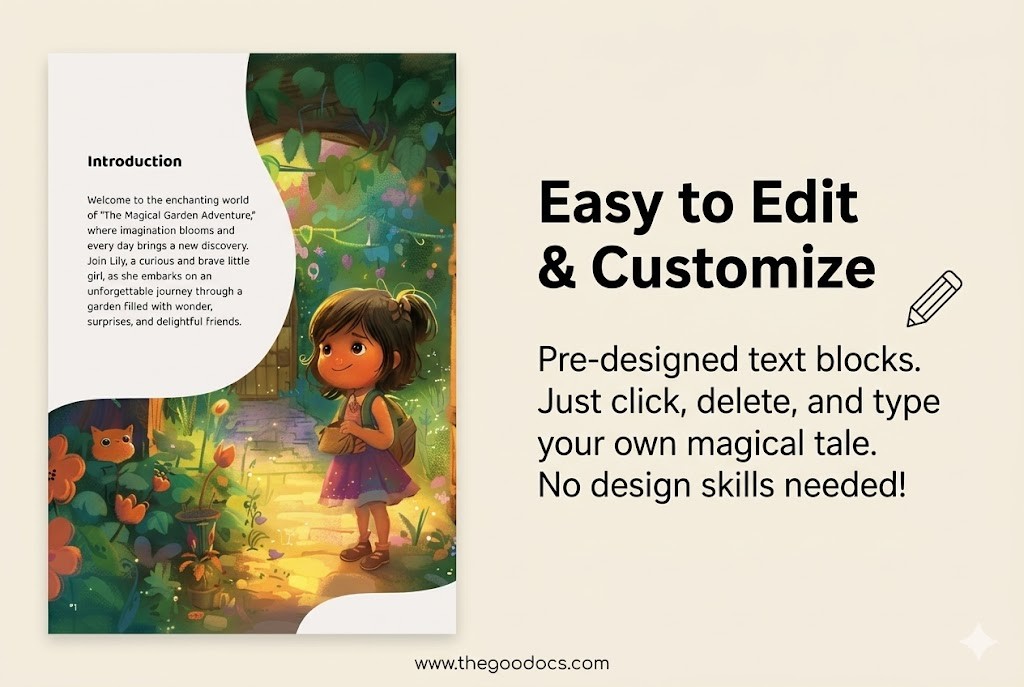 Vista previa de Libro Creativo para Niños para Google Slides and Microsoft PowerPoint - Ver 2