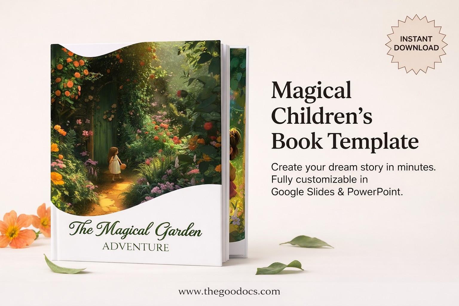 Preview of Creative Children Book for Google Slides and Microsoft PowerPoint - View 1