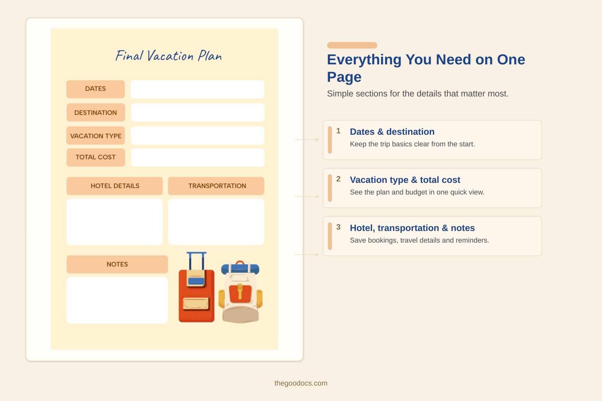 Preview of Final Vacation Planner for Google Slides and Microsoft PowerPoint - View 2