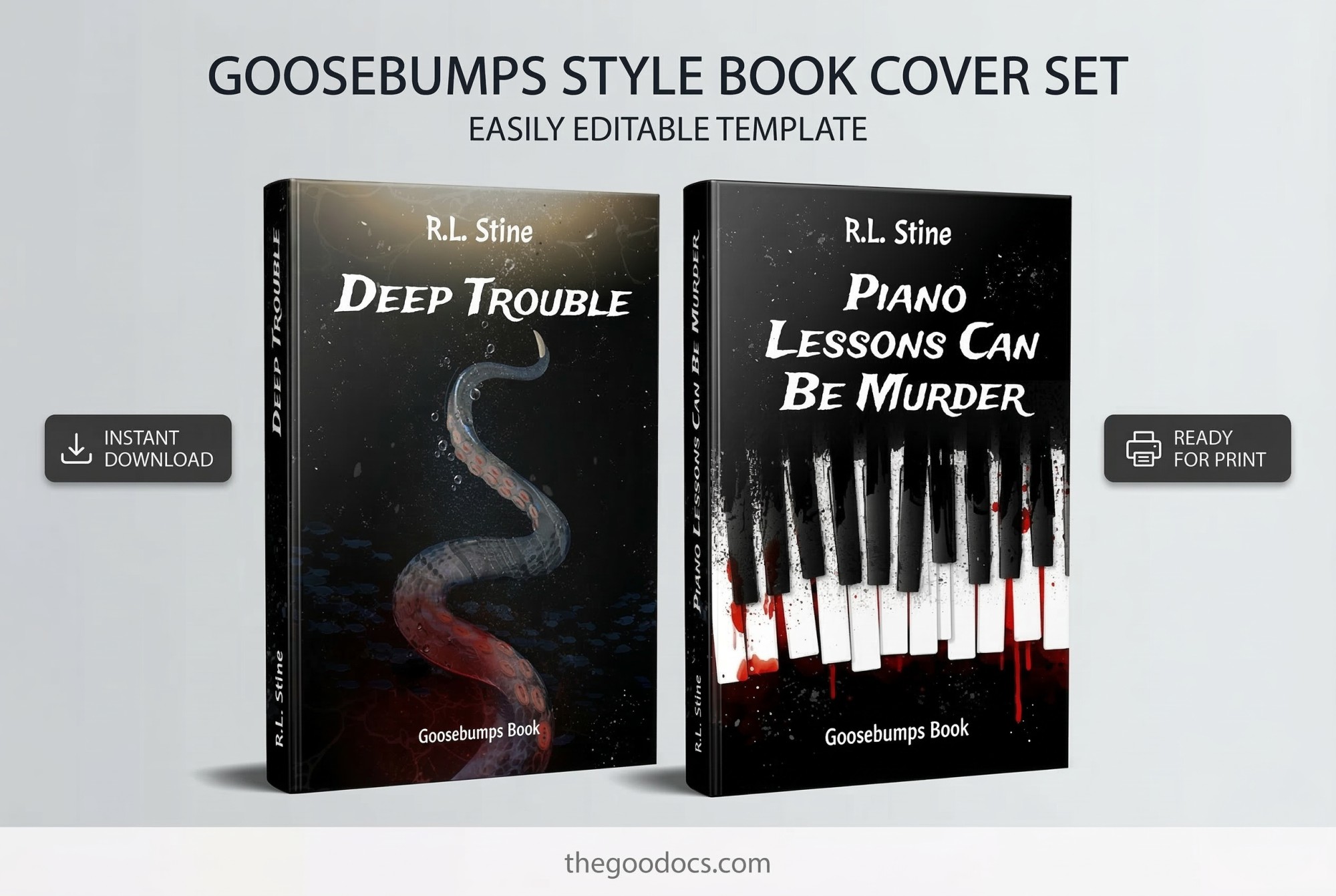 Aperçu de Couverture du livre Frissons pour Google Slides and Microsoft PowerPoint - Voir 1