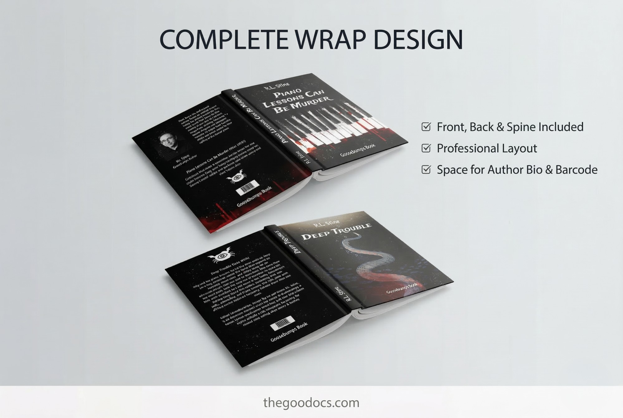 Aperçu de Couverture du livre Frissons pour Google Slides and Microsoft PowerPoint - Voir 2