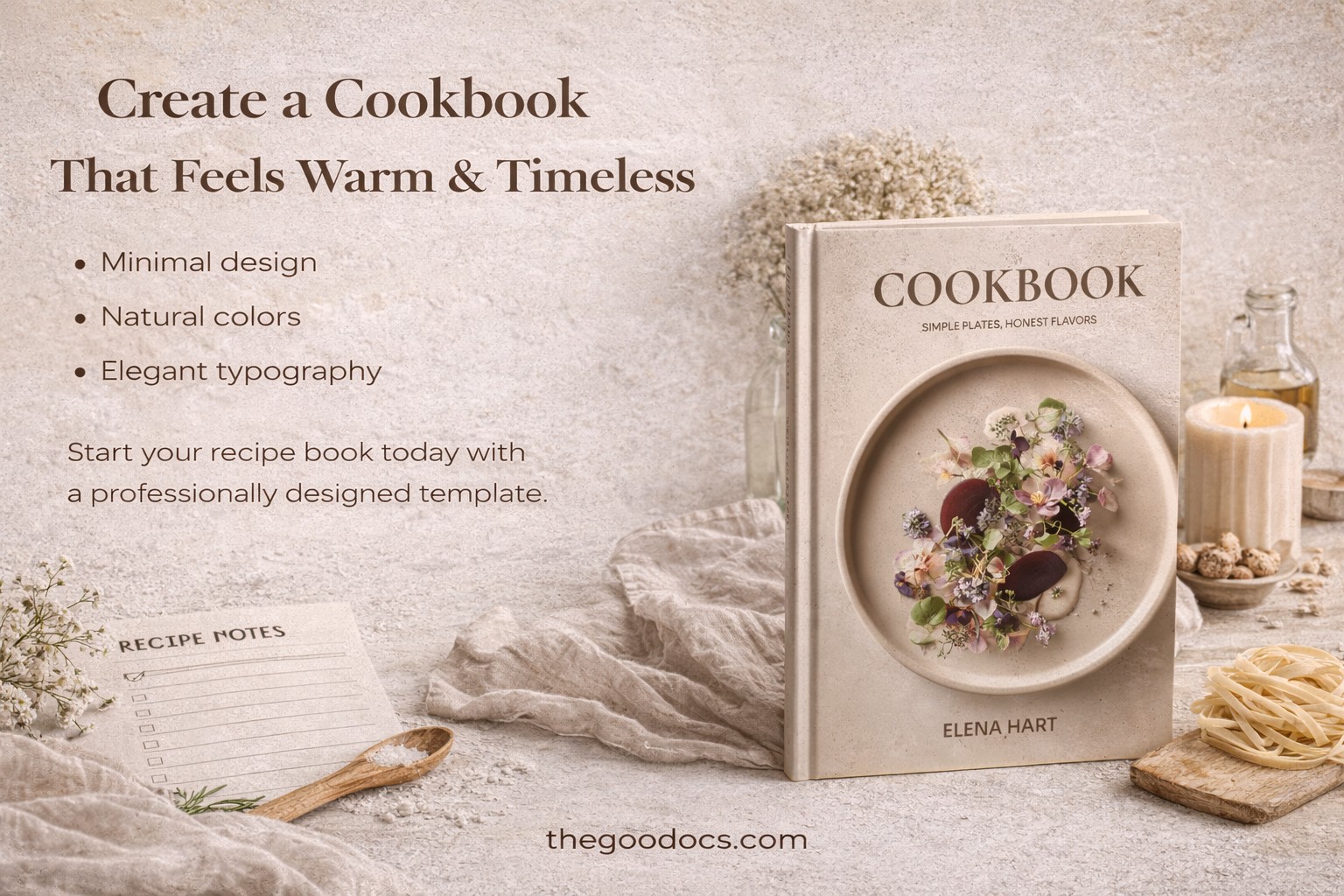 Aesthetisches Rezeptbuch-Vorlage 20 Seiten - Kostenlos Google Docs Vorlage - 10071596 - Gleiten 6
