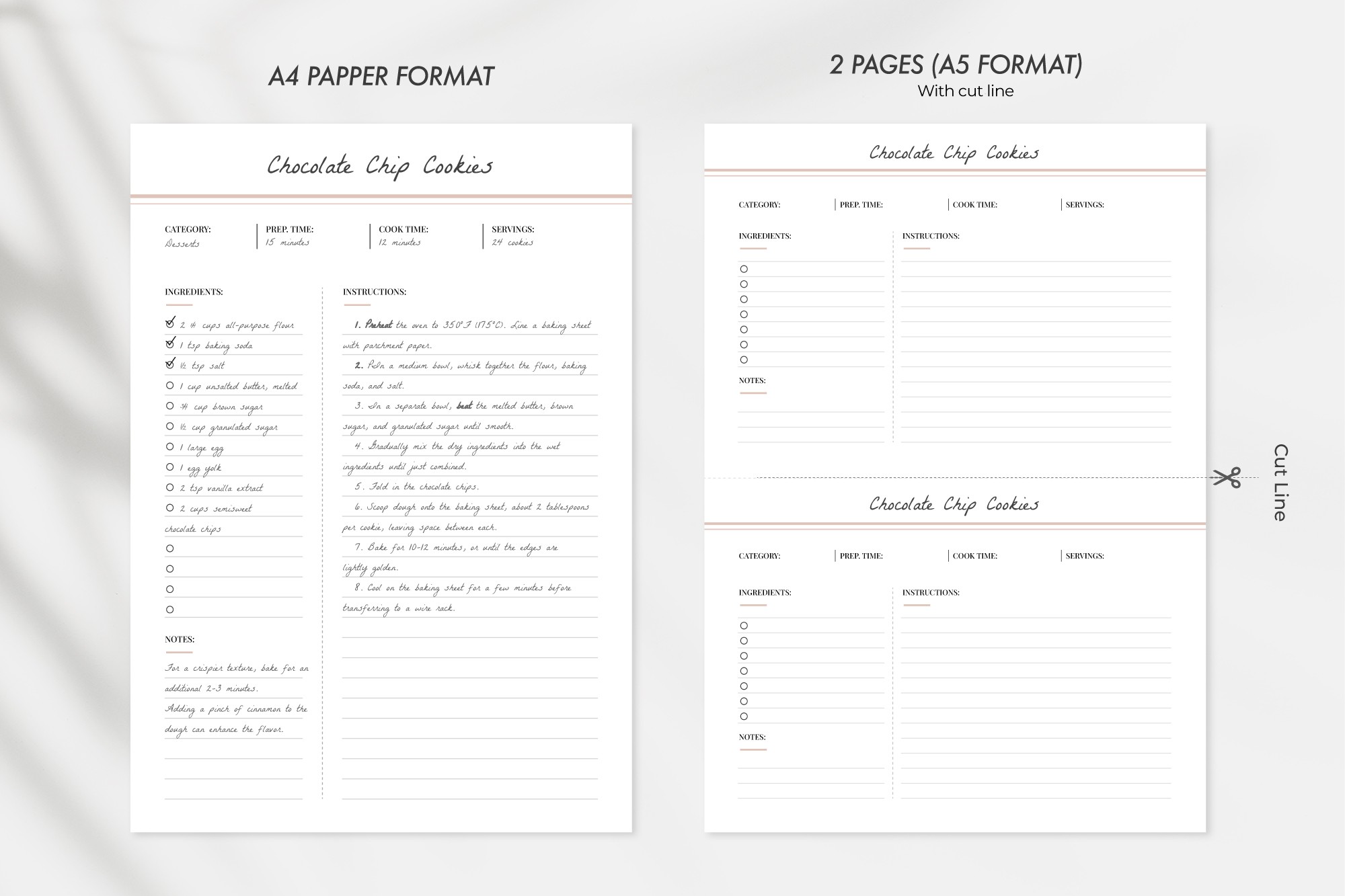 Perfect Recipe Card - Free Google Docs Template - 10069465 - Slide 3
