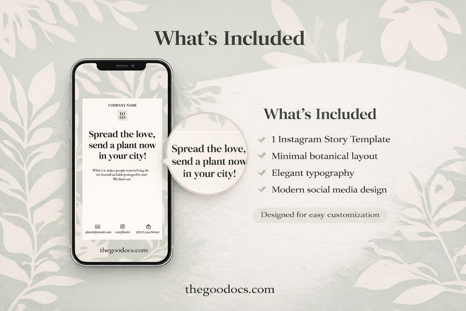 Anteprima di Storia di Instagram sulle piante per Google Slides and Microsoft PowerPoint - Visualizza 2