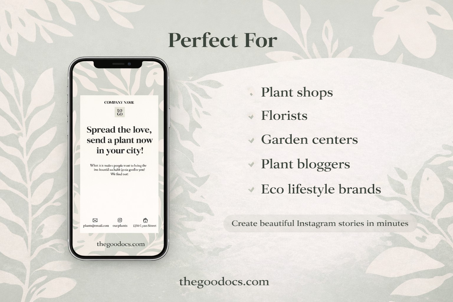 Anteprima di Storia di Instagram sulle piante per Google Slides and Microsoft PowerPoint - Visualizza 3