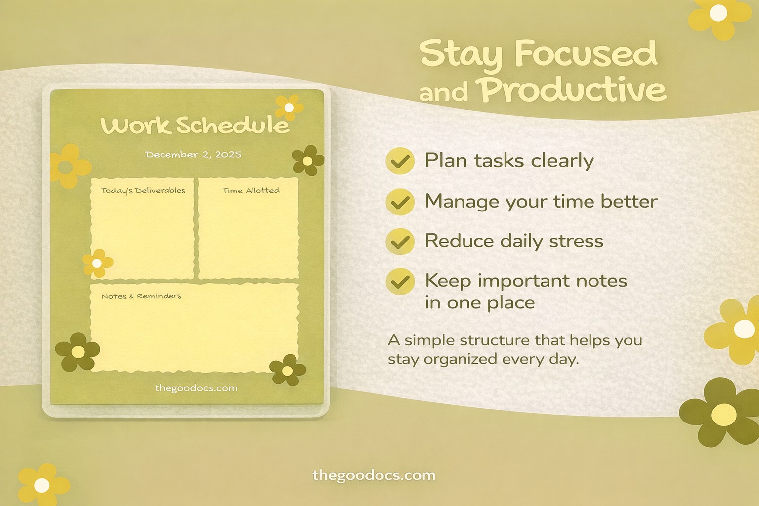 Preview of Positive Work Schedule for Google Slides and Microsoft PowerPoint - View 3
