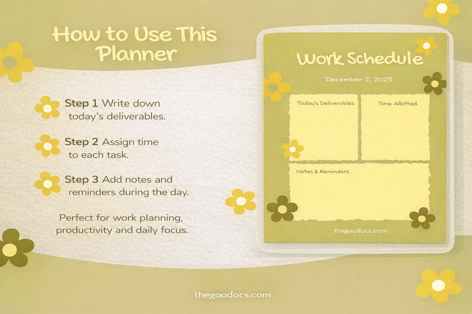 Preview of Positive Work Schedule for Google Slides and Microsoft PowerPoint - View 4