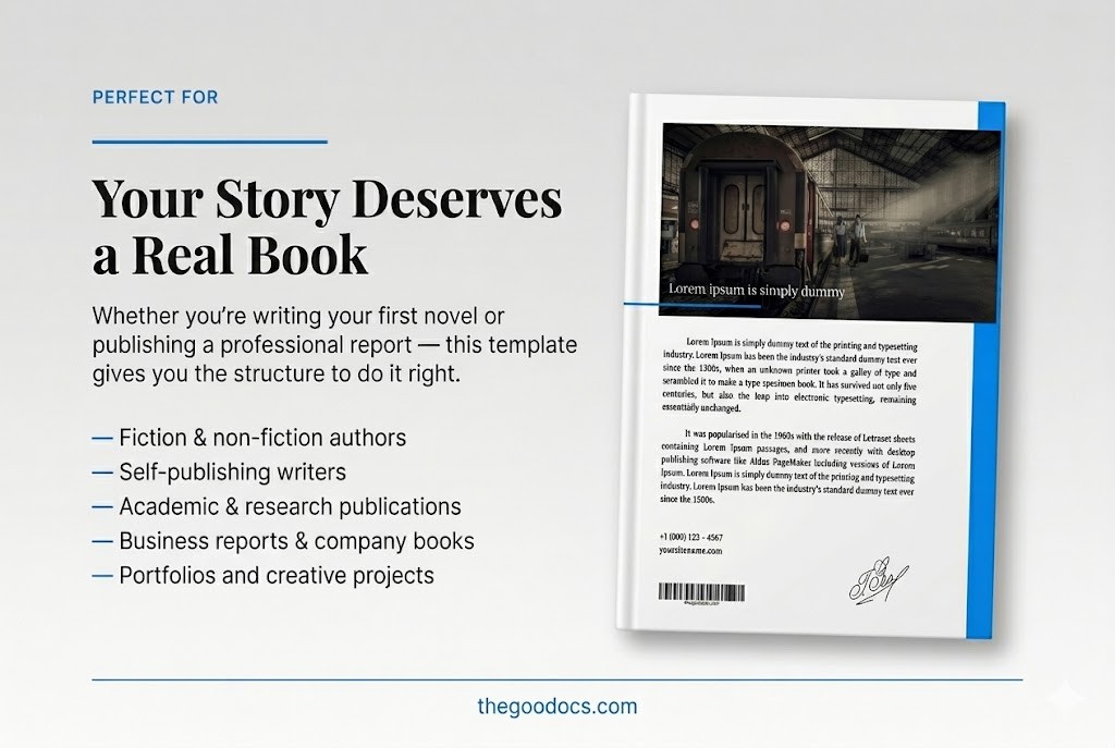 Vista previa de Perfecto El Libro TheGooDocs para Google Docs and Microsoft Word - Ver 3