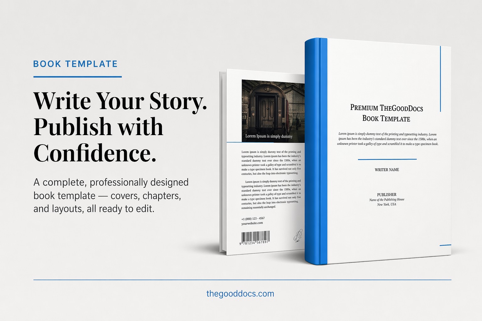 Preview of Perfect TheGooDocs Book for Google Docs and Microsoft Word - View 1