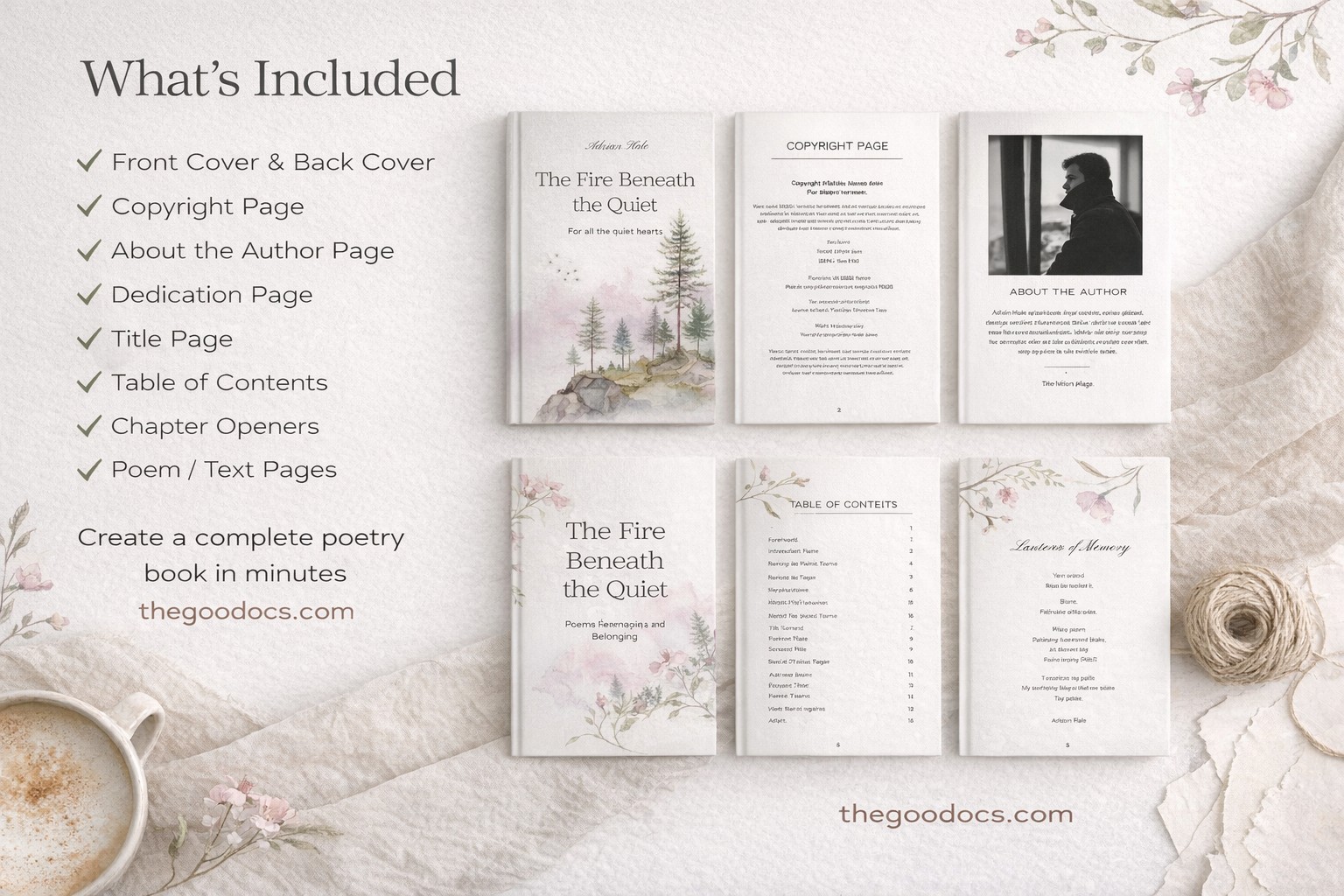 Modelo de Livro de Poesia Profissional - Gratuito Documentos Google Modelo - 10072257 - Deslizar 2