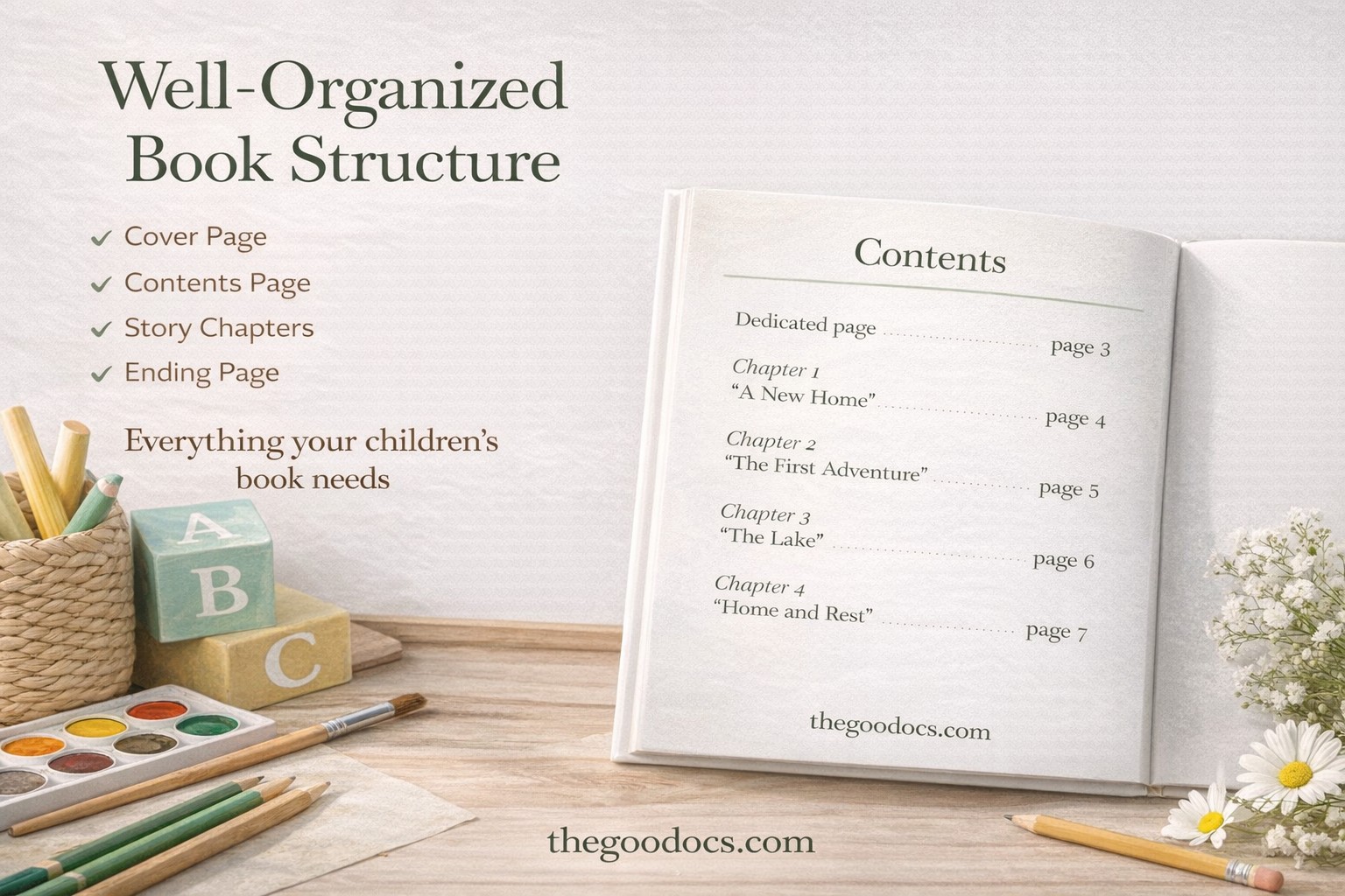 Simple Children's Book Template - Free Google Docs Template - 10071147 - Slide 2