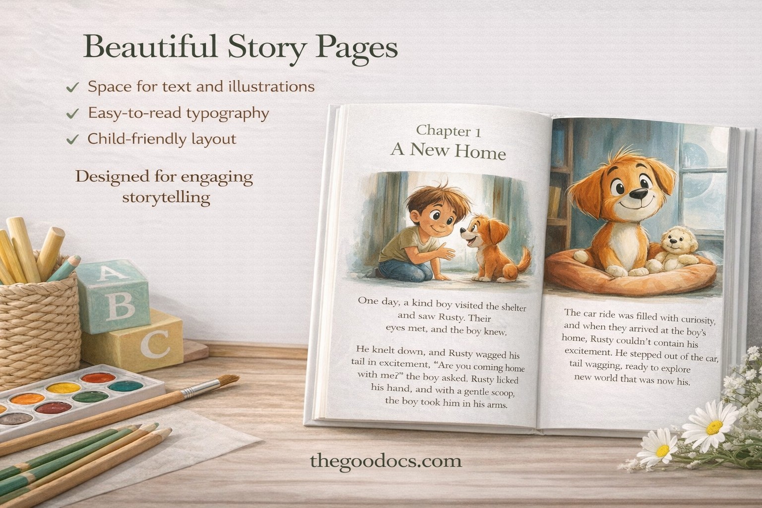 Simple Children's Book Template - Free Google Docs Template - 10071147 - Slide 4