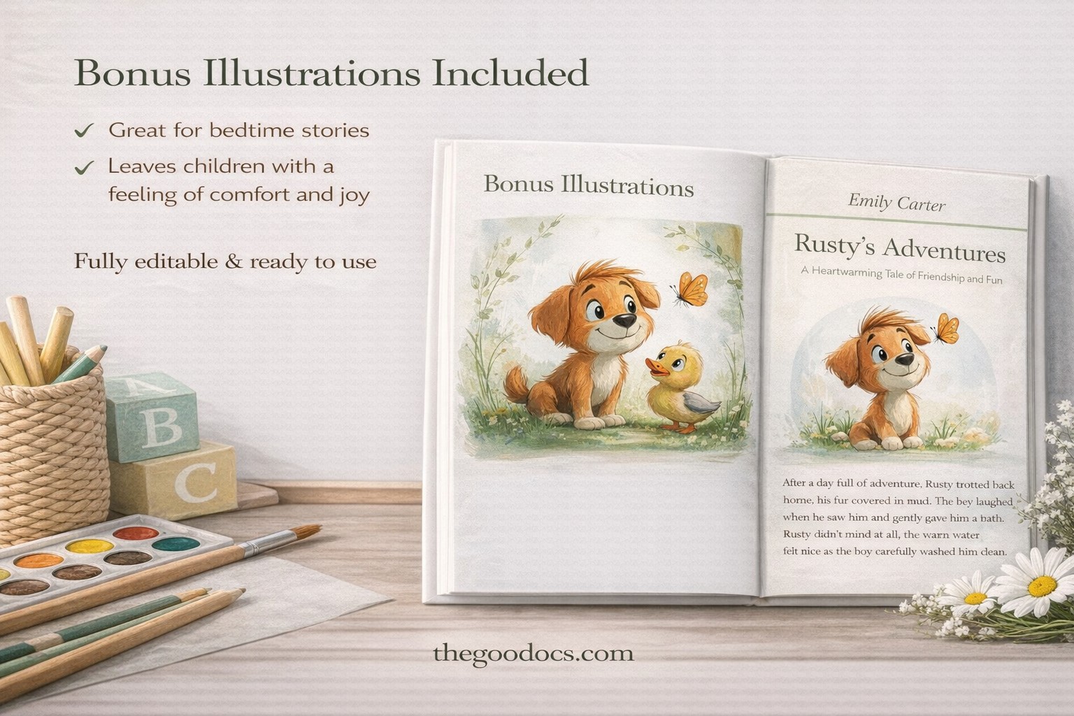 Simple Children's Book Template - Free Google Docs Template - 10071147 - Slide 7