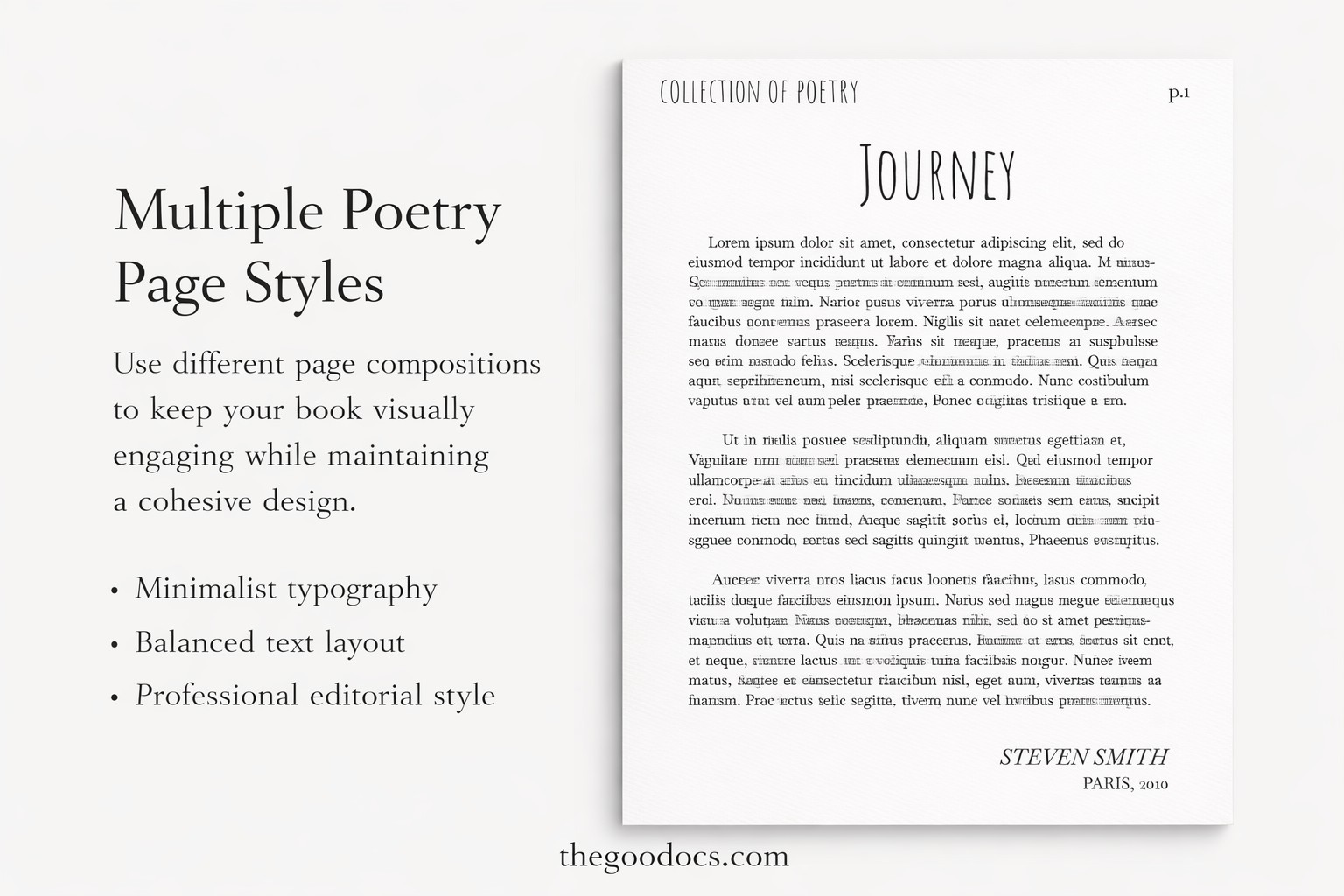 Vista previa de Libro de poesía simple. para Google Slides and Microsoft PowerPoint - Ver 5