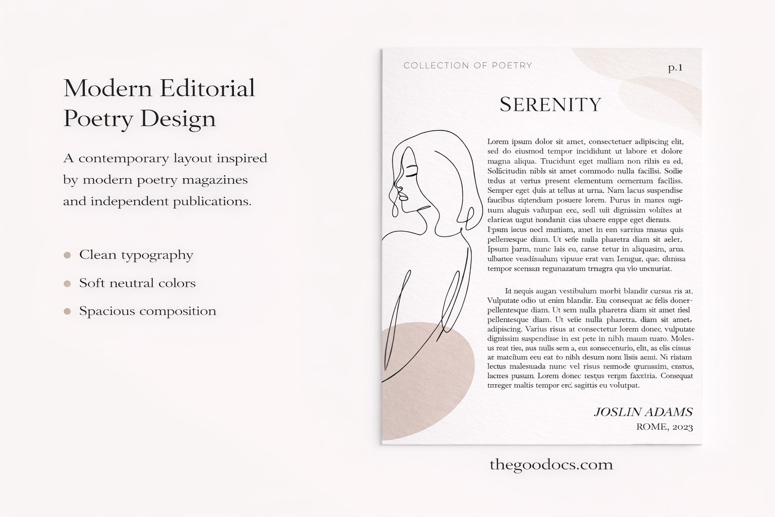 Vista previa de Libro de poesía simple. para Google Slides and Microsoft PowerPoint - Ver 7