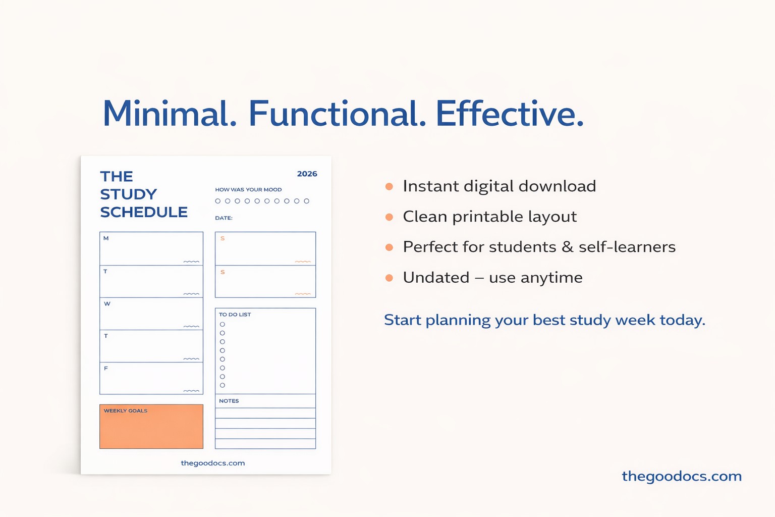 Horário de estudo simples. - Gratuito Documentos Google Modelo - 10065005 - Deslizar 5