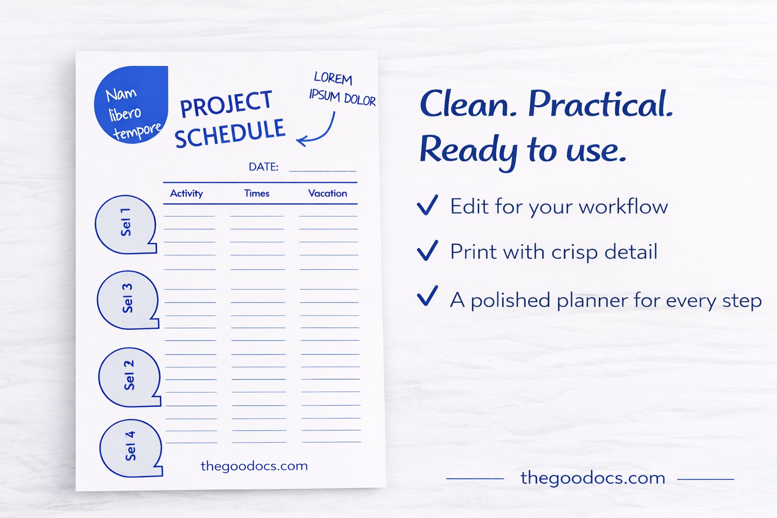 Vorschau von Schritt für Schritt Projektzeitplan für Google Slides and Microsoft PowerPoint - Ansehen 5
