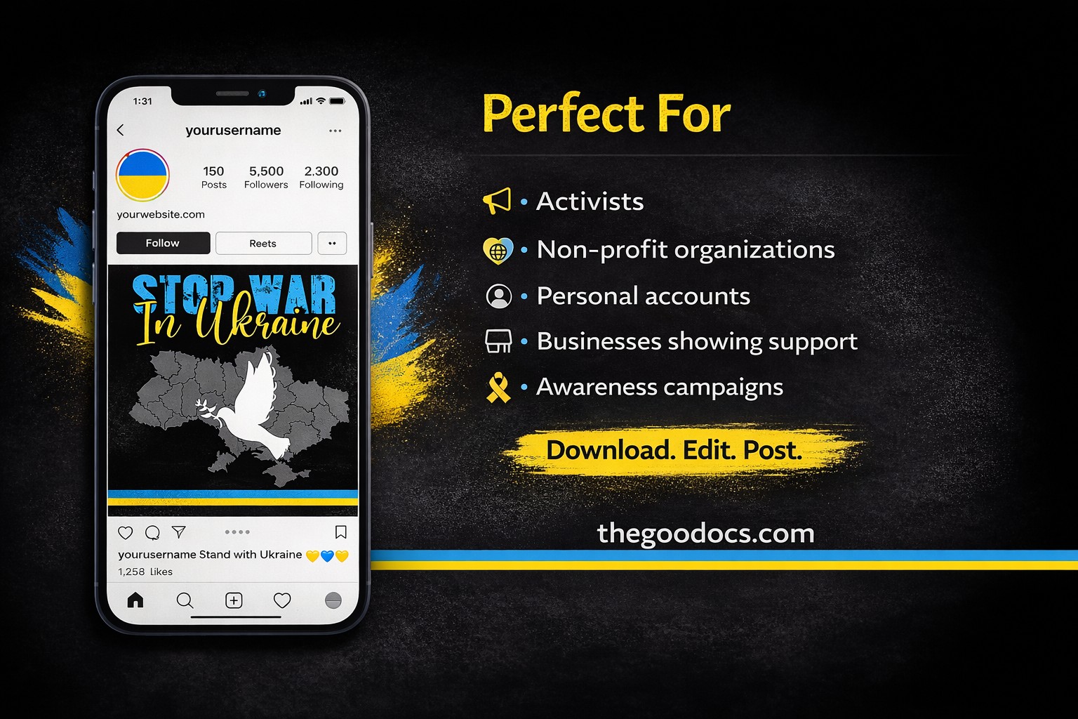 Anteprima di Fermate la guerra in Ucraina per Google Slides and Microsoft PowerPoint - Visualizza 5