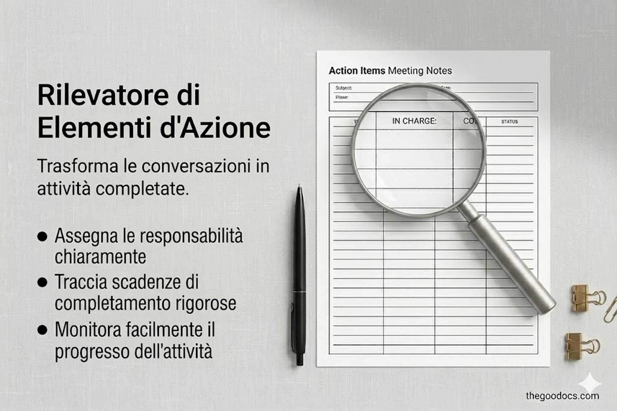 Anteprima di Nota dell'incontro strutturata per Google Docs and Microsoft Word - Visualizza 4