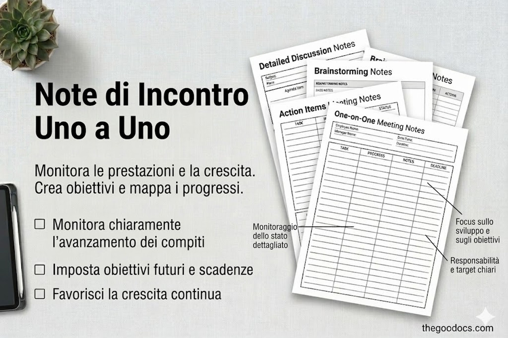 Anteprima di Nota dell'incontro strutturata per Google Docs and Microsoft Word - Visualizza 8