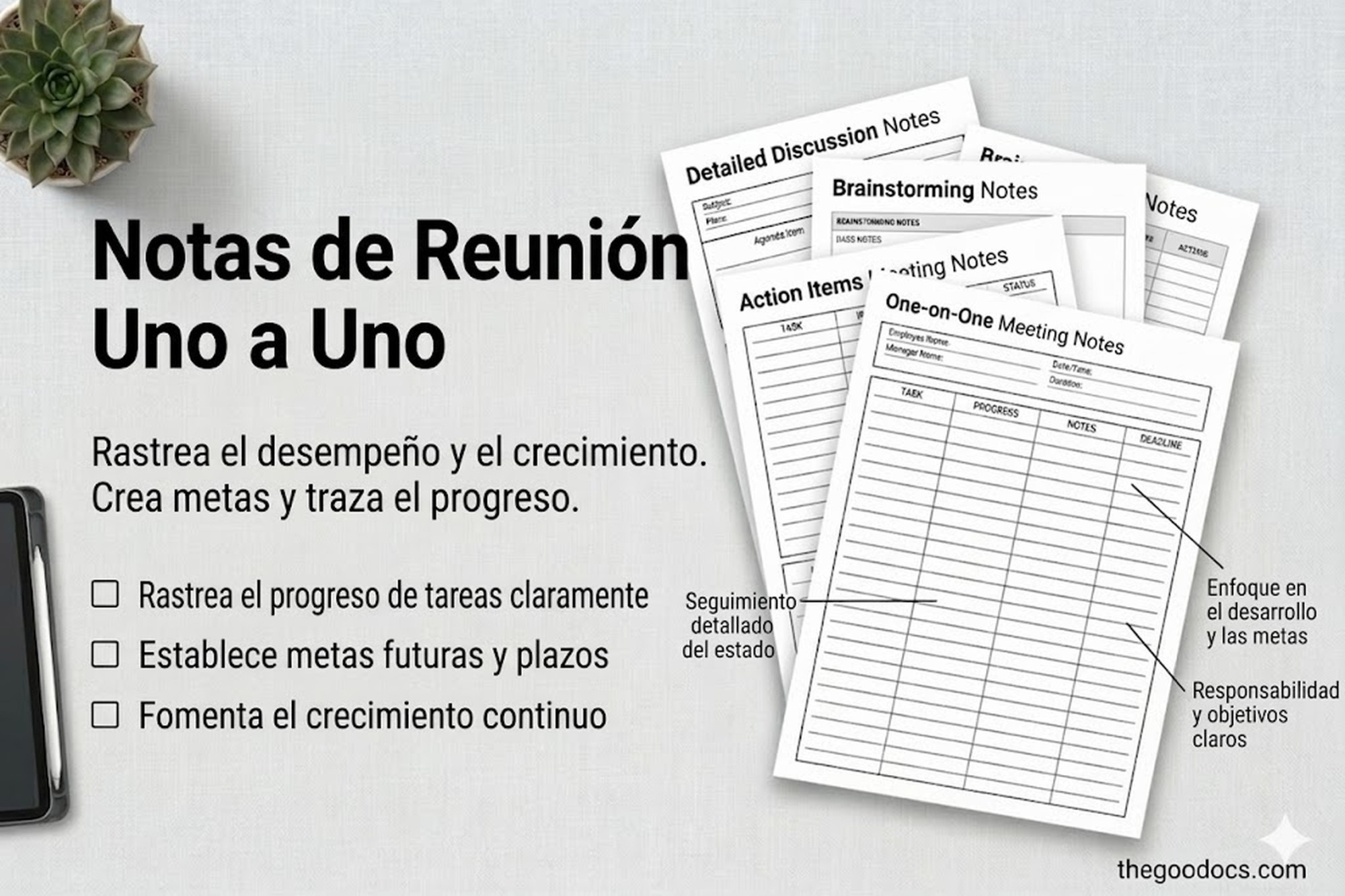 Vista previa de Nota de reunión estructurada para Google Docs and Microsoft Word - Ver 8