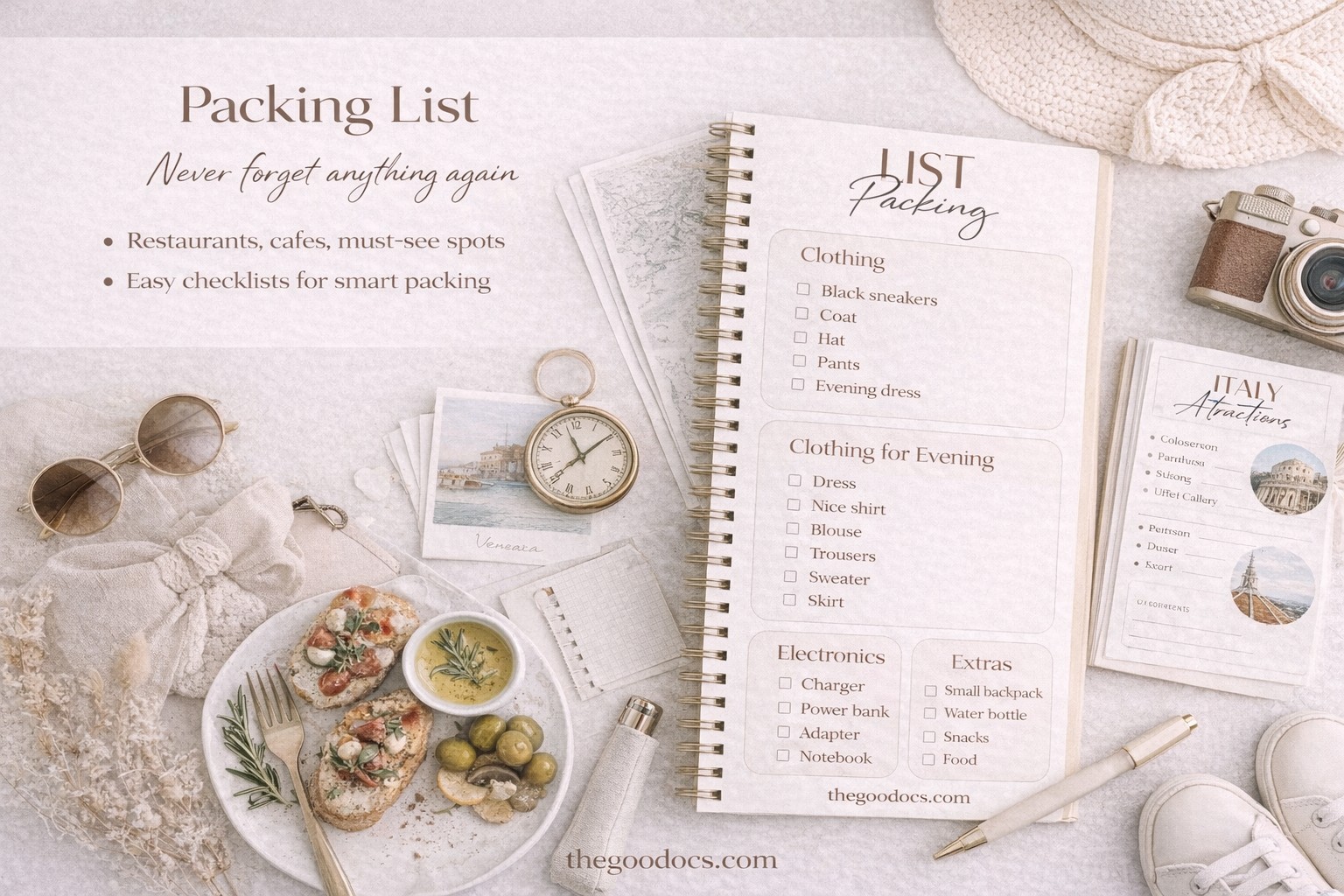 Aesthetic Trip Itinerary - Free Google Docs Template - 10069549 - Slide 7