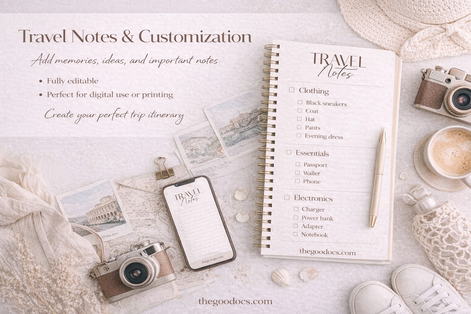 Aesthetic Trip Itinerary - Free Google Docs Template - 10069549 - Slide 8