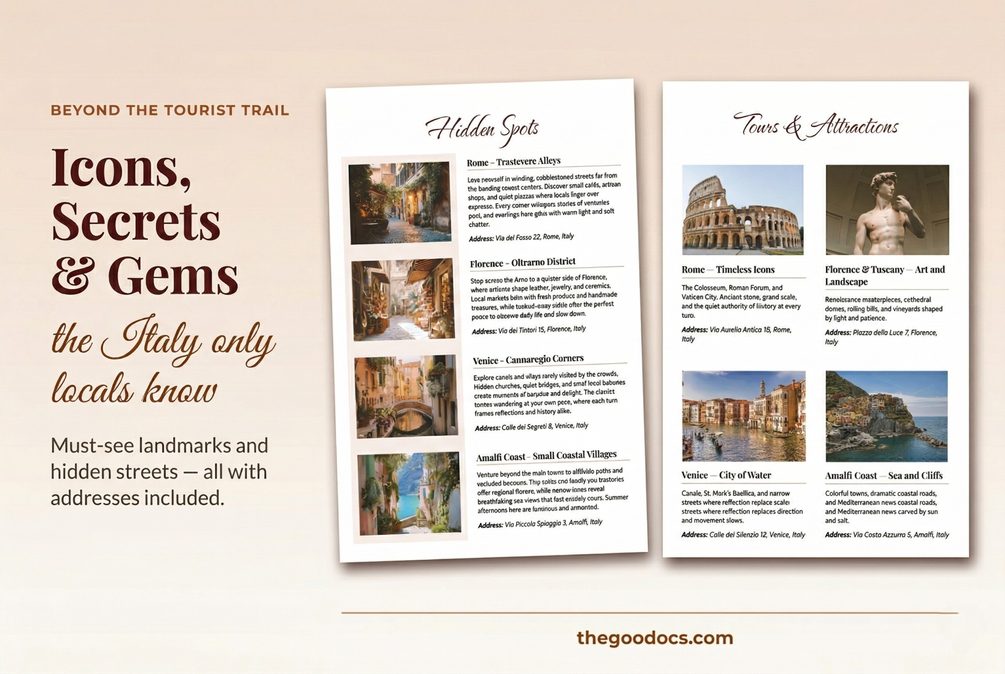 Preview of Ultimate Travel Guide Template for Google Docs and Microsoft Word - View 6