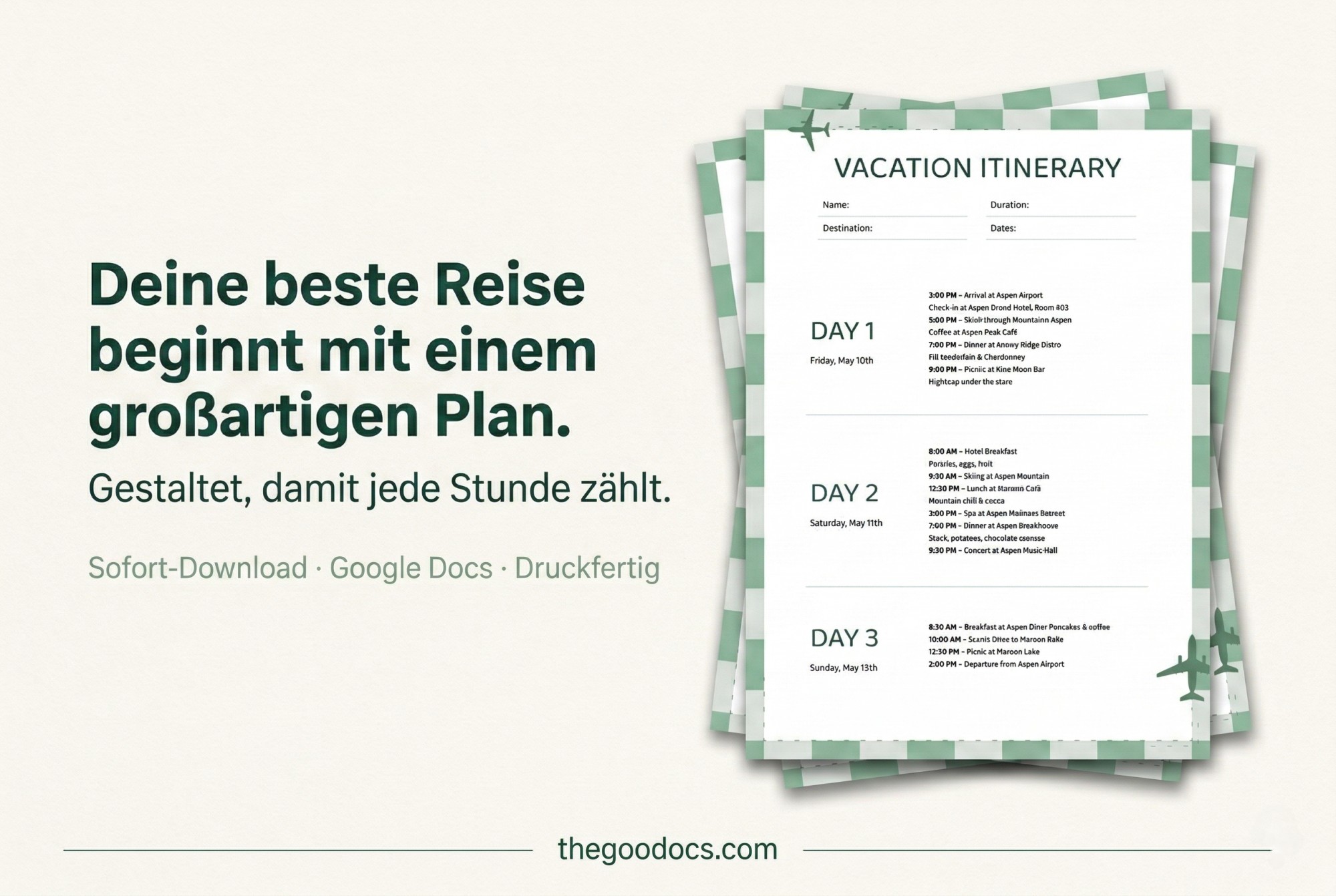 Vorschau von Wochenendurlaubsreiseroute Vorlage für Google Docs and Microsoft Word - Ansehen 5
