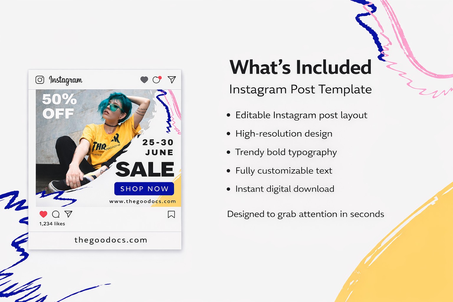 Anteprima di Vendita settimanale Post su Instagram per Google Slides and Microsoft PowerPoint - Visualizza 2