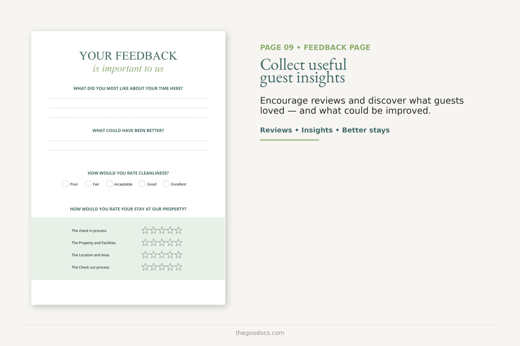 Preview of Airbnb Welcome Book for Google Docs and Microsoft Word - View 9