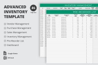 Advanced Inventory - Free Google Docs Template - 10068753 - Slide 3