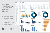 Annual Budget Spreadsheet And Planner - Free Google Docs Template - 10069239 - Slide 5
