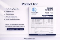 Basic Billing Statement - Free Google Docs Template - 10066512 - Slide 5