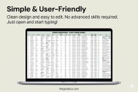 Business Address Book – Client & Vendor Tracker Template - Free Google Docs Template - 10072136 - Slide 4