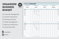 Organized Business Budget - Free Google Docs Template - 10069440 - Slide 3