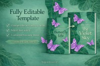 Livro de capa de vida da borboleta - Gratuito Documentos Google Modelo - 10066336 - Deslizar 3