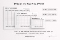 Classic Study Schedule - Free Google Docs Template - 10069659 - Slide 3