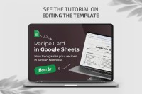 Clean Recipe Card - Free Google Docs Template - 10069775 - Slide 2