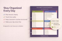 Bunter Stundenplan - Kostenlos Google Docs Vorlage - 10065625 - Gleiten 3