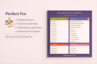 Bunter Stundenplan - Kostenlos Google Docs Vorlage - 10065625 - Gleiten 5