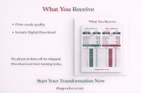 Bequemer Gewichts-Tracker - Kostenlos Google Docs Vorlage - 10062365 - Gleiten 5