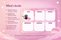 Annonces mignonnes de la salle de classe. - Gratuit Google Docs Modèle - 10062437 - Glisser 2