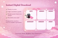 Annonces mignonnes de la salle de classe. - Gratuit Google Docs Modèle - 10062437 - Glisser 5