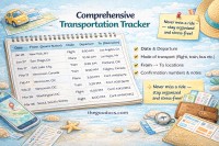 Itinéraire de voyage de famille mignon - Gratuit Google Docs Modèle - 10062178 - Glisser 3