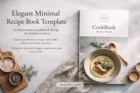 Minimal Recipe Book Template 20 Pages - Free Google Docs Template - 10071733 - Slide 1